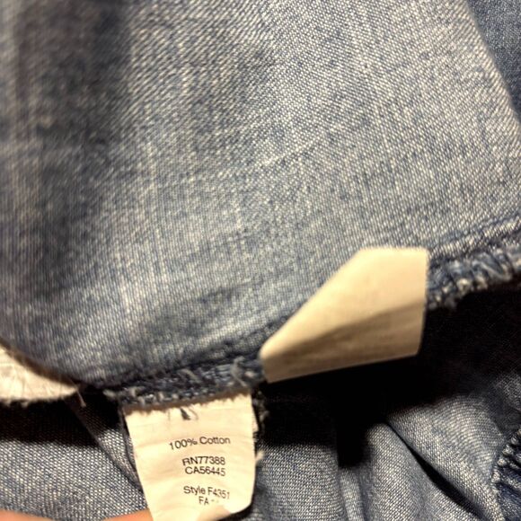 Madewell Blue Denim Artiste Mini Tunic Dress- Size XS - Picture 9 of 9